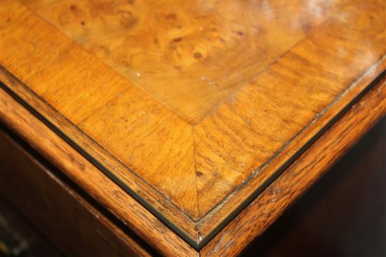 A George III elm and ash chest of drawers, part 18th century, W.3ft 4.5in.